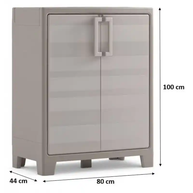 Beliebt KIS GULLIVER NIEDRIG Kunststoffbox 80x44x100cm beige