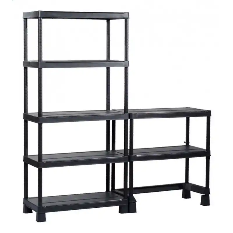 KIS PLUS OPEN BASE MAXI Kunststoffregal 180x45x182cm, schwarz Markenware