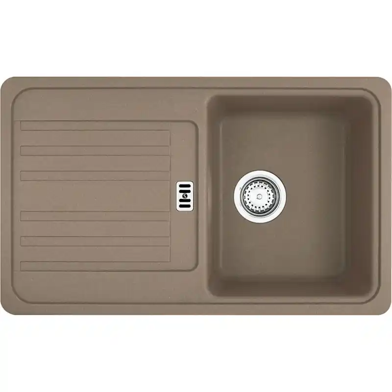 Franke Euroform EFG 614-78, 780x475 mm, Einbauspüle, Siebkorbfventil,Cashmere 114.0494.709 Günstig