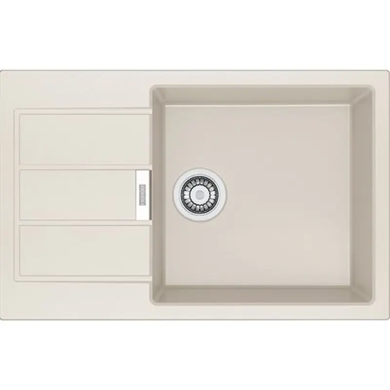 Neue Ware Franke Sirius SID 611-78/45 BB, 780x500 mm, Spüle tectonite, beige 114.0504.183