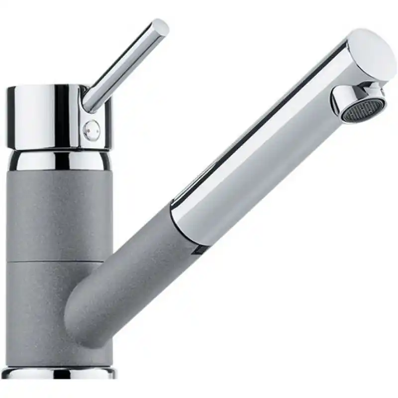 Sichere Zahlung Franke Sinta Zugauslauf, Küchenarmatur, Chrom/Steingrau 115.0297.489