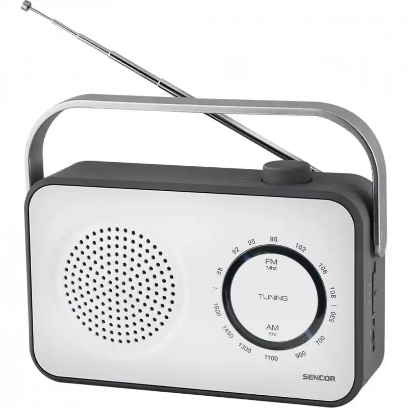 Neu SENCOR SRD 2100 W Tragbarer FM/AM-Radioempfänger