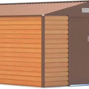Geprüft G21 Gartenhaus GAH 706 - 277 x 319 cm, braun 63900567