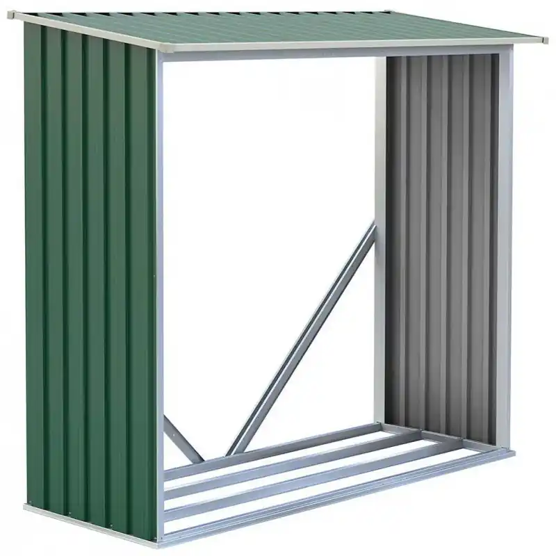G12 WOH 136 Holzschuppen, 182 x 75 cm, grün, 63900491 Begrenztes Angebot