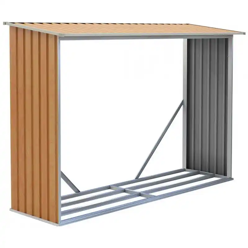 G21 WOH 181 Holzschuppen 242 x 75 cm, braun, 63900496 Bestpreis