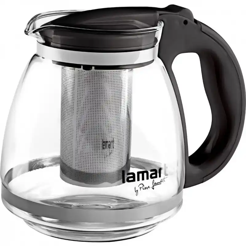 Günstig LAMART Teekanne 1.5l Schwarz Verre LT7027