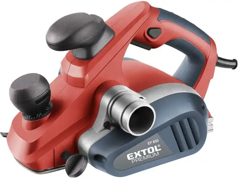 Top-Preis Extol Premium Handhobel, 850 W, Hobelbreite 82 mm, 0-3 mm Spandicke, Parallelanschlag, Sta
