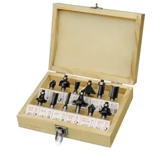 Extol Craft Formfräser für Holz mit HM-Platten, Set 12 Stück, 44032 Abverkauf