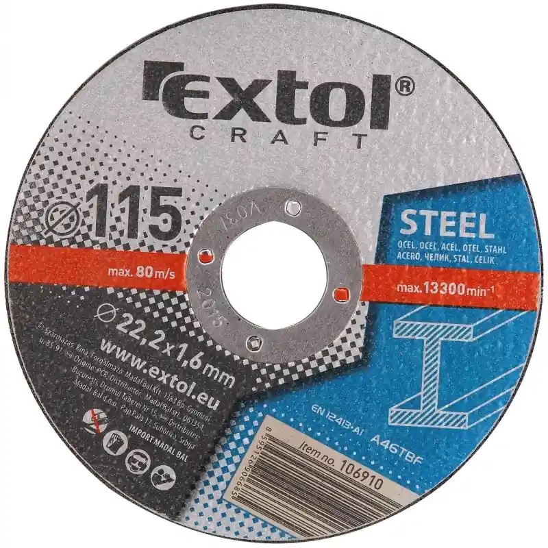 Extol Craft Trennscheiben für Metalle, 5 Stück 106910 Abverkauf