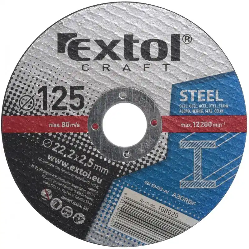 Solange Der Vorrat Reicht Extol Craft Trennscheiben für Metalle, 5 Stück 108020
