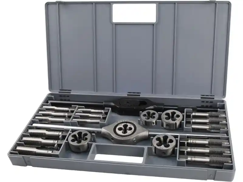 Must-Have Extol Premium Gewindebohrer und Schneideisen M12-M20, Set 23 Stück, 8816502