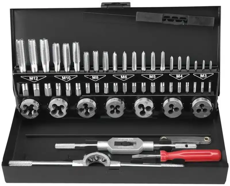 Versand Am Gleichen Tag Extol Craft Gewindebohrer und Schneideisen, Set 32 Stück, 29302