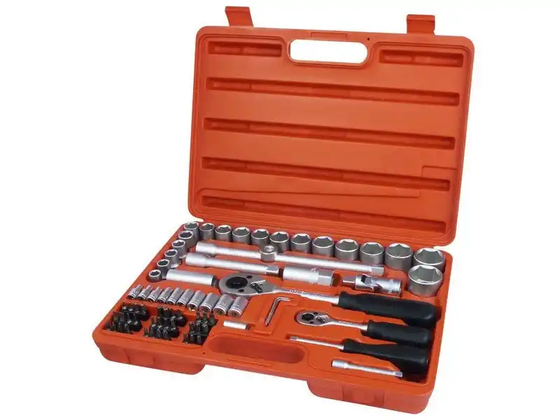 Knallerangebot Extol Premium Steckschlüssel, Set 75 Stück, 1/4 und 1/2 Zoll, 6521