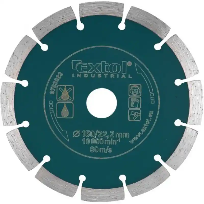 Neue Ware Extol Industrial Diamant-Segmentschneidscheibe Grab Cut, 8703035