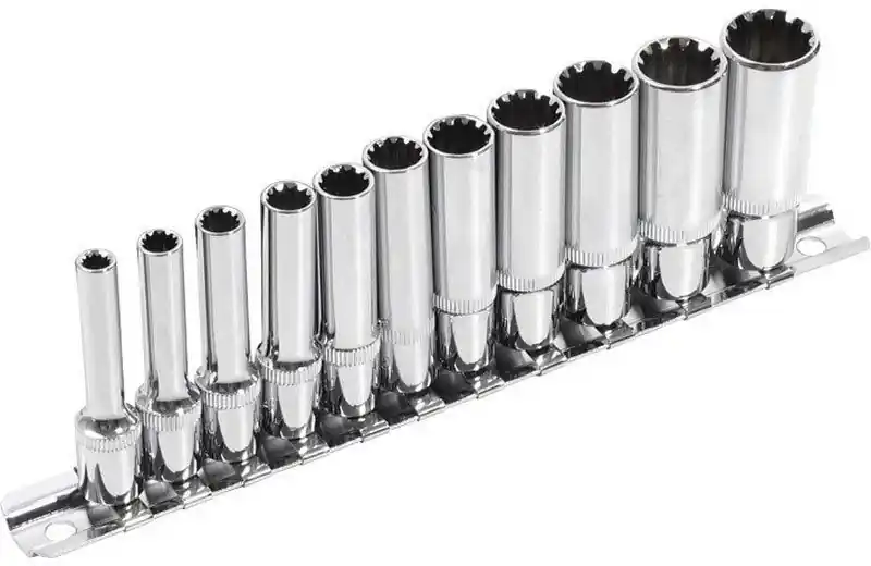 Billig Extol Premium Aufsteckschlüssel, verlängerte Ausf, Multi Lock 1/4", Set 11 Stück, 8818110