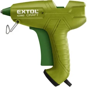 Extol Craft Heißklebepistole, 65W, 200 Grad Celcius, 1 Stück, grün, 422002 Neuheit