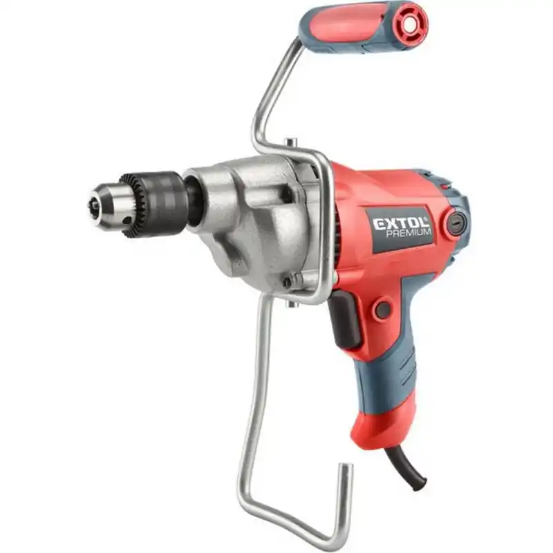 Solange Der Vorrat Reicht Extol Premium Baustoffrührwerk 850 W mit Wendelrührer, 1 Stück, rot, 8890611