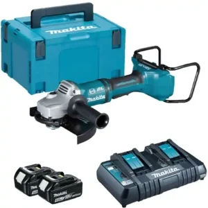 Sichere Zahlung Makita DGA900PT2 Akku-Winkelschleifer 230mm, Li-ion (2x18V/5,0Ah)