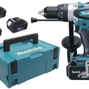 Begrenztes Angebot Makita Akkuschlags 18V3AH 3 x Akkus DHP 458RF3j