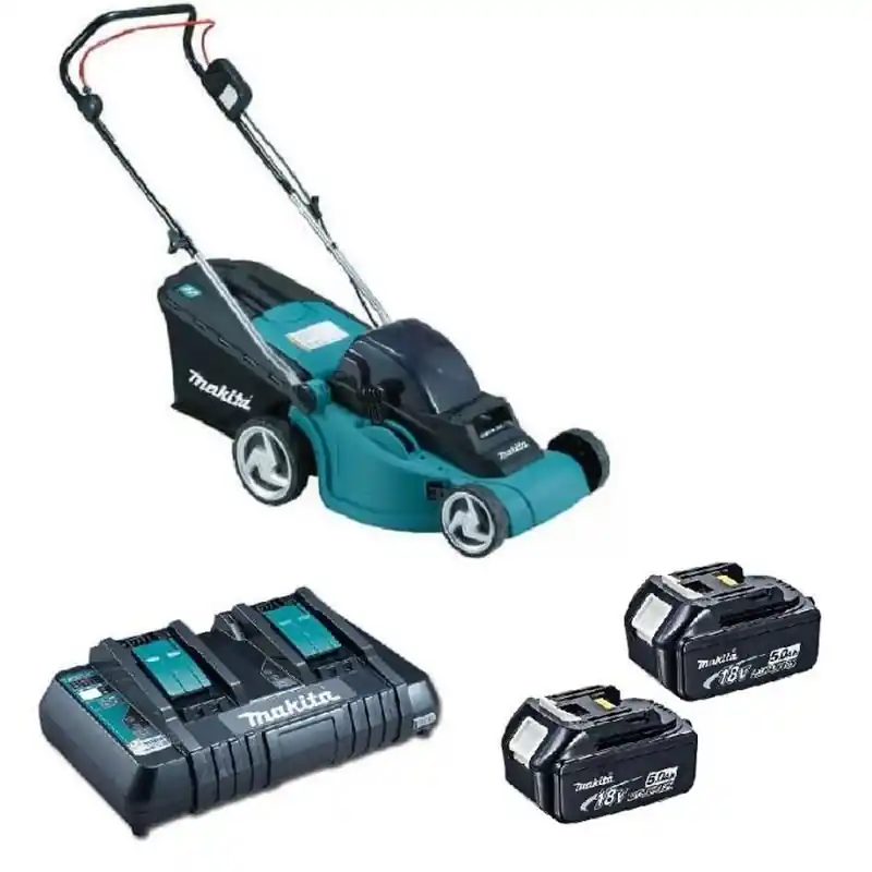 Makita DLM380PT2 Rasenmäher 18Vx2 5ah Schneidet 38cm Sofort Bestellen