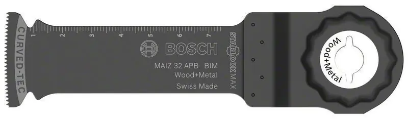 BOSCH BIM Tauchsägeblatt MAIZ 32 APB, Wood and Metal, 80 x 32 mm, 1er-Pack 2608662571 Top-Preis