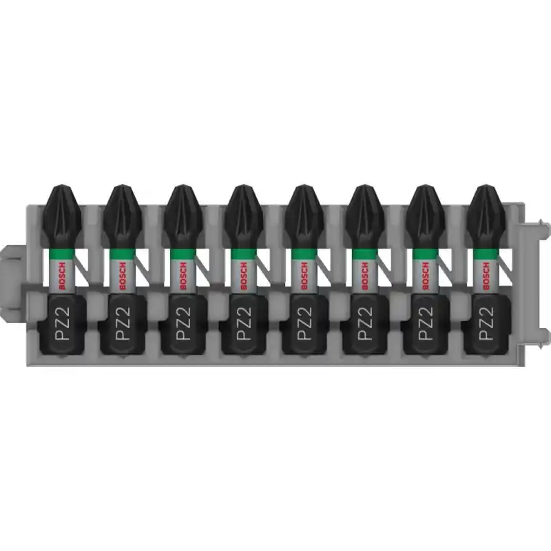 BOSCH PRO Pozidriv Impact Bit, PZ2, 25 mm, 8-tlg. 2608522325 Preiswert