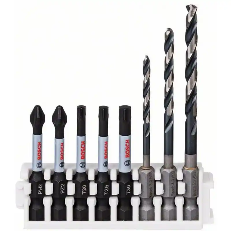 Wochenendangebot BOSCH Pick and Clic Impact Control HSS-Spiralbohrer- und Schrauberbitpacks 2608577143
