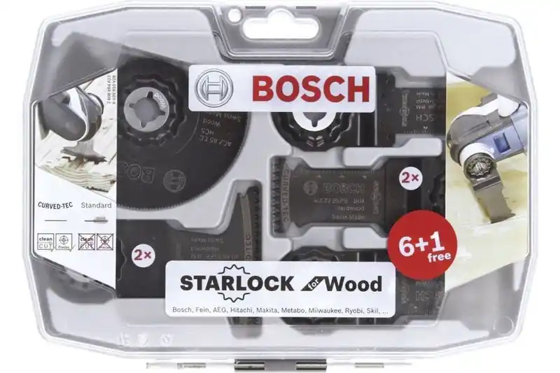 BOSCH Starlock Set für Holz -Set 7teilig of Wood 2608664623 Jetzt Kaufen