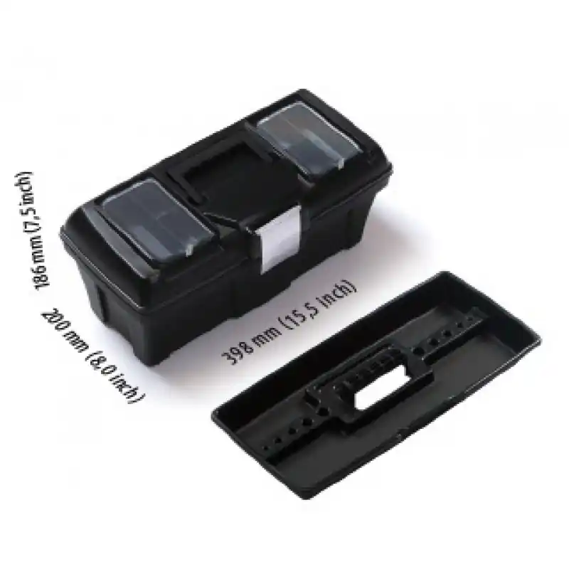 PROSPERPLAST VIPER Werkzeugkoffer aus Kunststoff schwarz, 398 x 200 x 186 mm N15A Sale