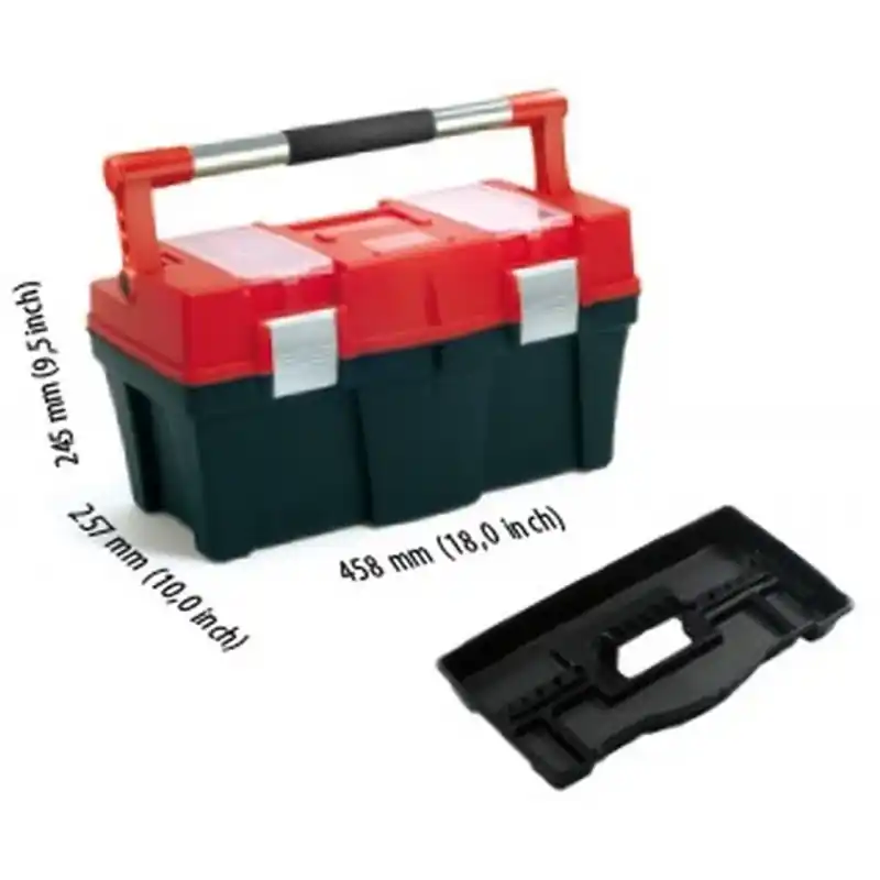 Neue Ware PROSPERPLAST PRACTIC Werkzeugkoffer aus Kunststoff rot, 458 x 257 x 245 mm N18APFI