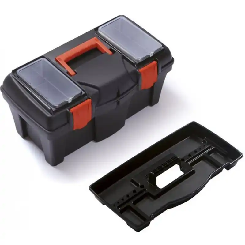 Prosperplast MUSTANG Werkzeugkoffer aus Kunststoff schwarz, 458 x 257 x 227 mm N18R Beliebt