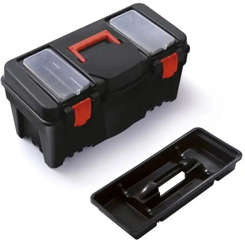 Versand Am Gleichen Tag Prosperplast MUSTANG Werkzeugkoffer aus Kunststoff schwarz, 550 x 267 x 270 mm N22R