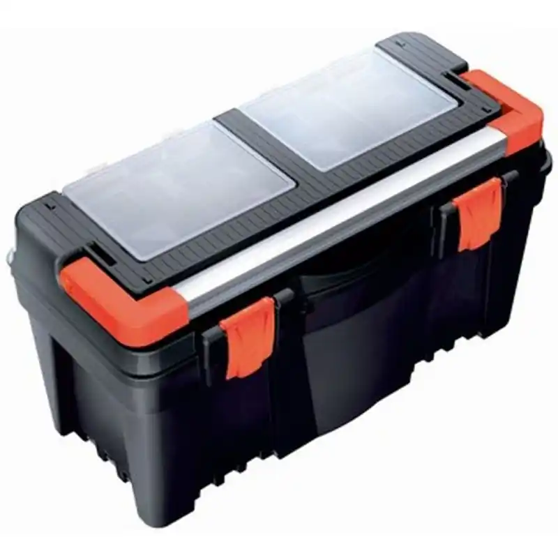Knallerangebot PROSPERPLAST MUSTANG Werkzeugkoffer aus Kunststoff schwarz, 598 x 286 x 327 mm N25R2A