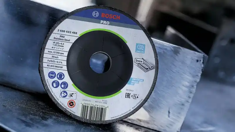 BOSXH Schruppscheibe gekröpft Expert for Inox AS 30 S INOX BF,115mm,22,23mm,6mm 2608600539 Highlight