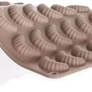 Versand Am Gleichen Tag BANQUET Silikonform – Brötchen 30 Stück, 35x25x1,3 cm, CULINARIA braun 31201503