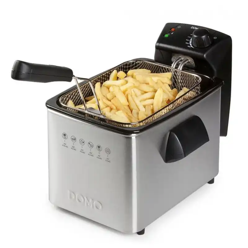 Preiswert DOMO Edelstahl-Fritteuse (4l / 3000W) DO465FR