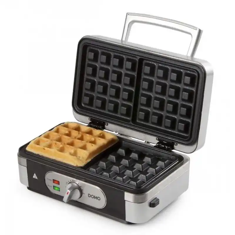 DOMO Sandwichtoaster – Kontaktgrill – Waffeleisen, 3 in 1, Mit 1000 W Leistung, DO9136C Top-Angebot