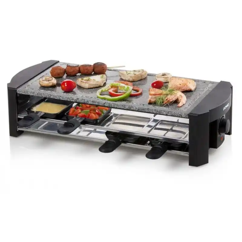 Finale Aktion DOMO Raclette Stone Grill 1300W DO9186G