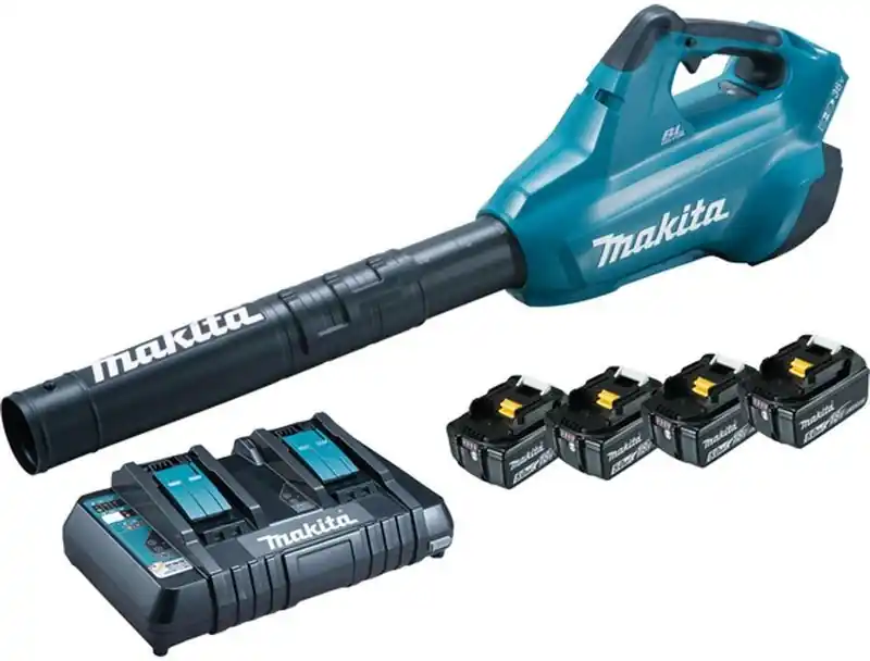 Meistverkauft Makita AkkuGebläse 2x18V mit 4 Akkus 5.0 Ah DUB362PT4