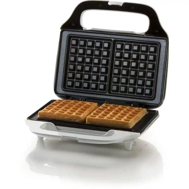 DOMO XL Waffeleisen für belgische Waffeln, große Backplatte (250 x 150 mm) 900W, DO9133W Must-Have