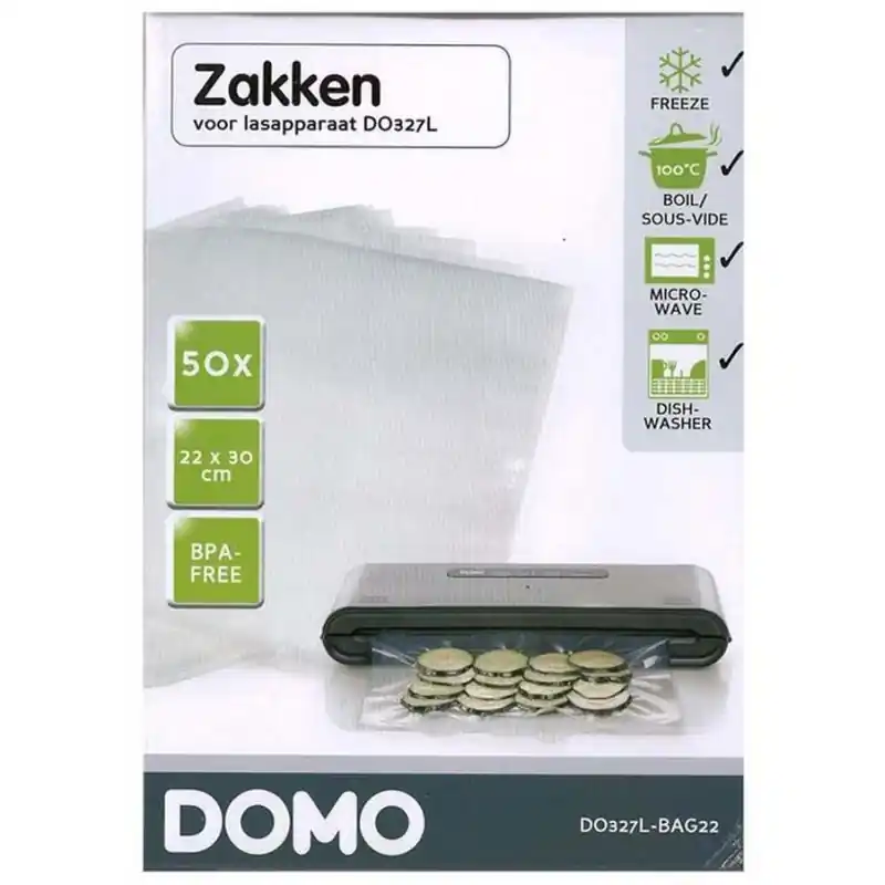 Schnäppchen DOMO 50 Stück Vakuumierbeutel für Vakuumierer Folienschweißgeräte, 50 Stk. DO327L-BAG22