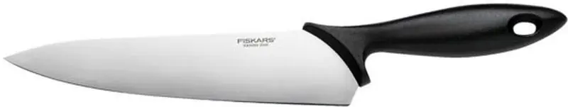 Neue Ware Fiskars Essential Kochmesser 21 cm, schwarz 1023775