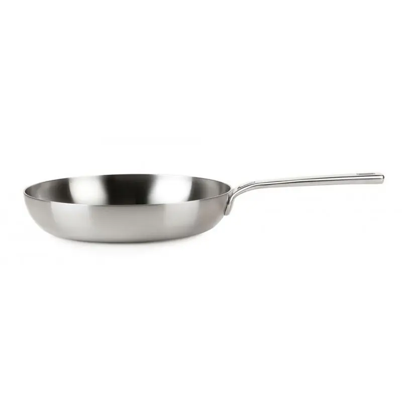 Hochwertige Edelstahlpfanne 18/10 für alle Herdarten + Backofen geeignet O 24cm Bestseller