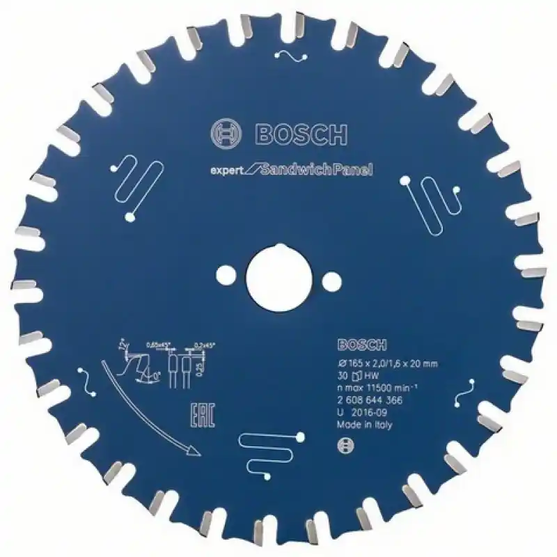 Markenware Bosch Kreissägeblatt EX SH H, 165x20-30, 165 x 20 mm, 30 2608644366