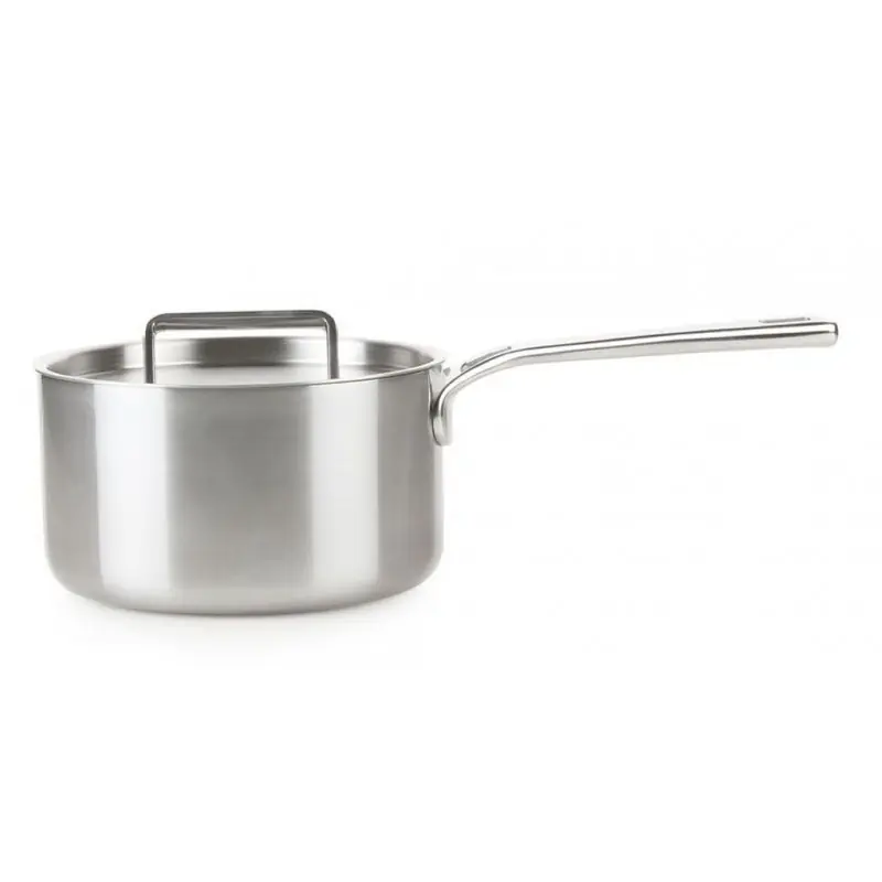 Neuheit Edelstahl Stielkasserolle mit Deckel 1,5L O20cm Induktion + Backofen geeignet