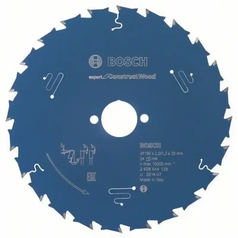 Mega-Angebot BOSCH Kreissägeblatt Expert for Construct Wood, 190 x 30 x 2,0 mm, 24 2608644139