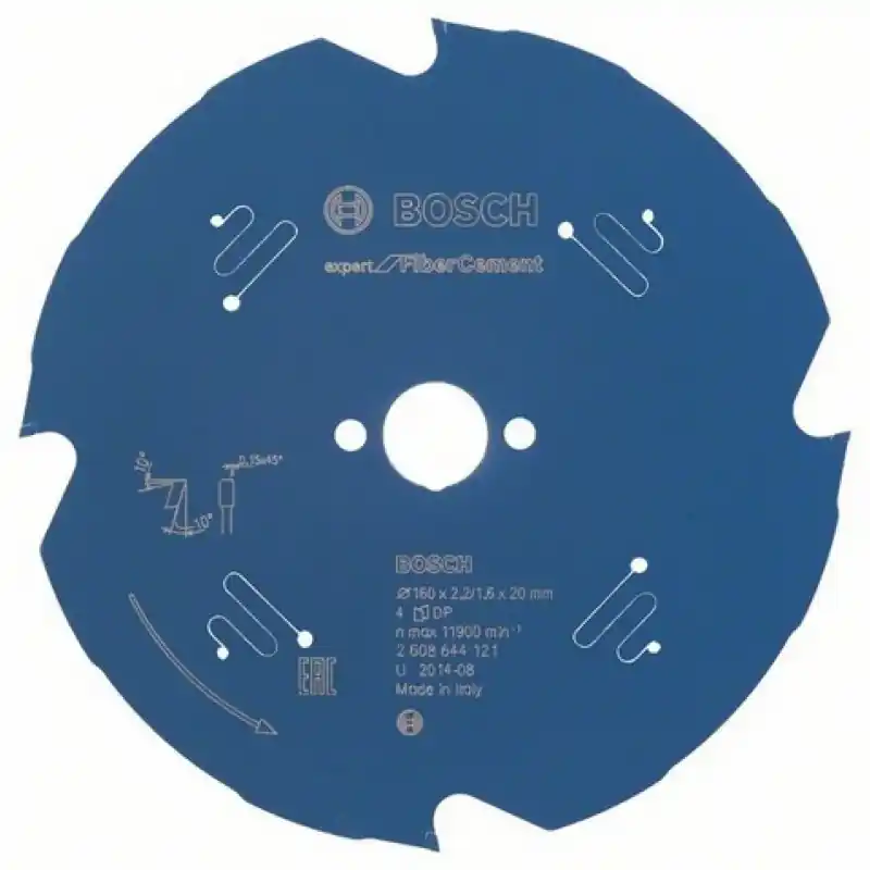 Top-Seller Bosch Kreissägeblatt Expert for Fiber Cement, 160 x 20 x 2,2 mm, 4 2608644121