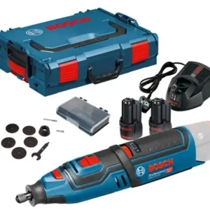 Garantierte Lieferung BOSCH GRO 12V-35 PROFESSIONAL Akku-Rotationswerkzeug mit 2x 2,0 Ah, L-Boxx, 06019C5001
