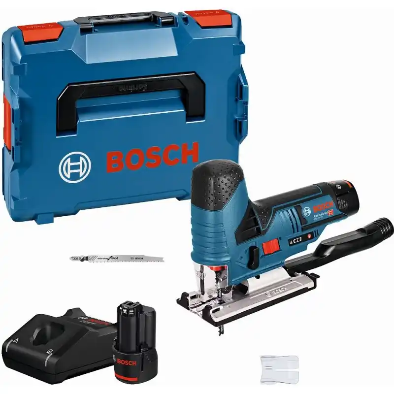 Billig BOSCH GST 12V-70 PROFESSIONAL Akku Stichsäge 2x 3,0Ah Akku ZubehörSet L-BOXX 06015A1005