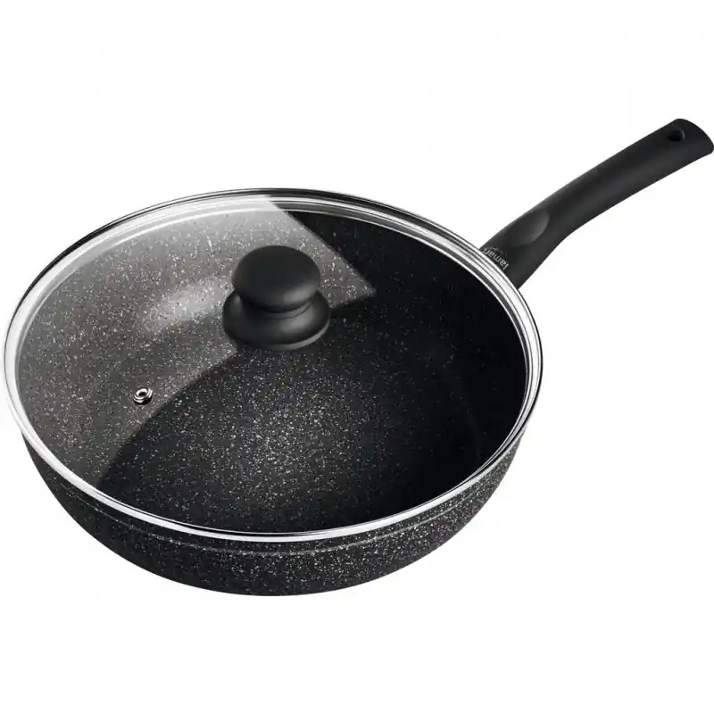 Garantierte Lieferung LAMART LT1142 ROCK Pfanne mit Deckel 28cm